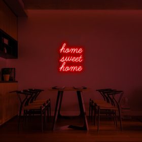 HOME SWEET HOME Neon LED Sign 7 Homesweethome Nighttime Red 1000x Fancelite